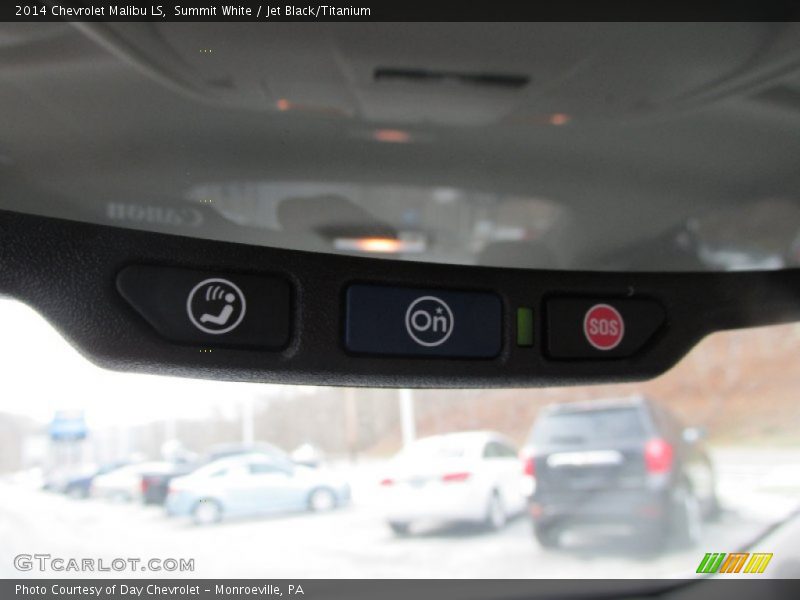 Summit White / Jet Black/Titanium 2014 Chevrolet Malibu LS