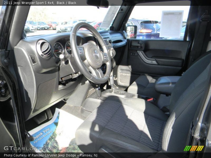 Black / Black 2011 Jeep Wrangler Sport S 4x4