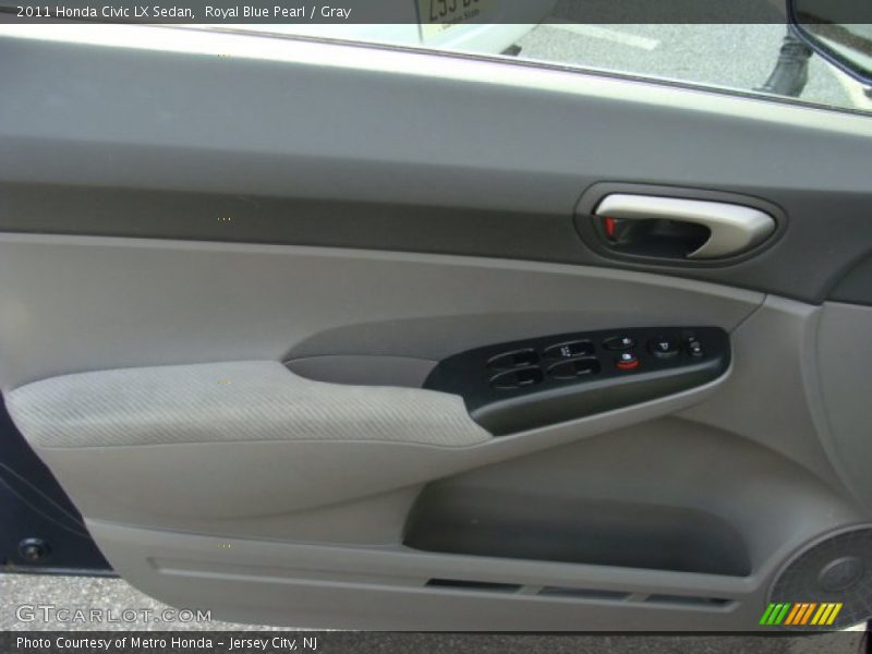 Royal Blue Pearl / Gray 2011 Honda Civic LX Sedan