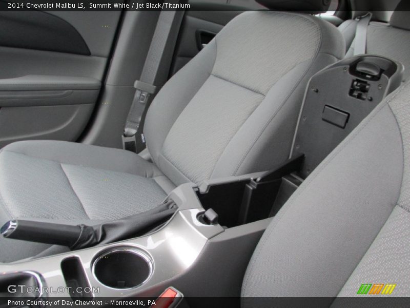 Summit White / Jet Black/Titanium 2014 Chevrolet Malibu LS