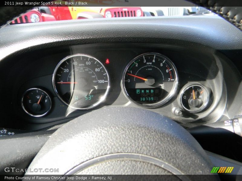 Black / Black 2011 Jeep Wrangler Sport S 4x4