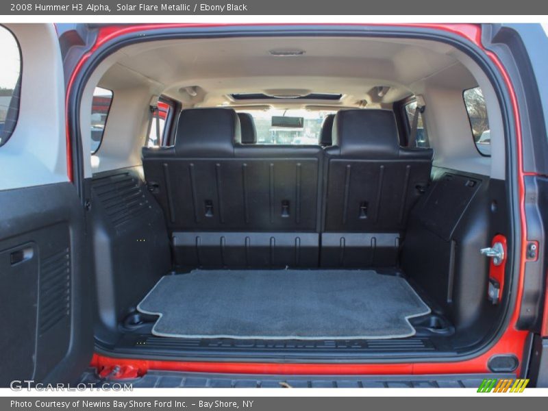 Solar Flare Metallic / Ebony Black 2008 Hummer H3 Alpha