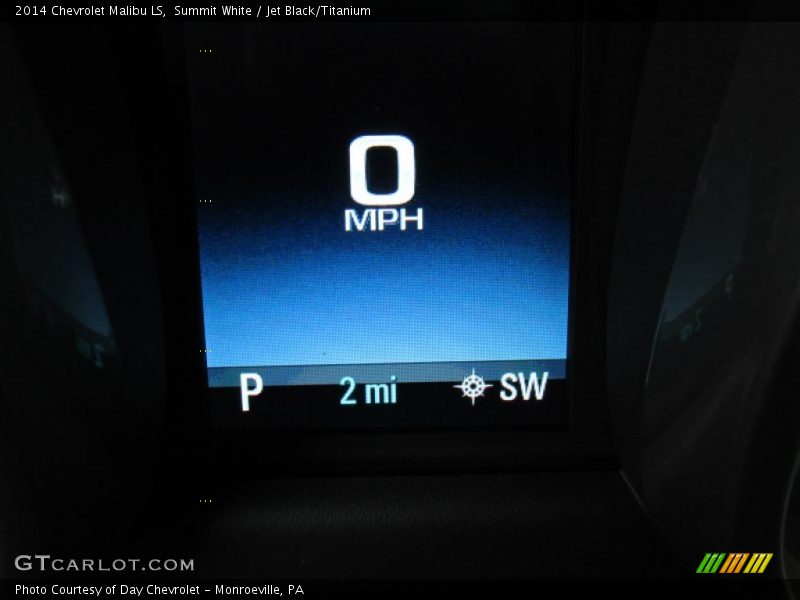 Summit White / Jet Black/Titanium 2014 Chevrolet Malibu LS