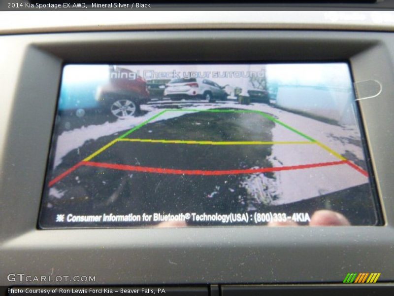 Mineral Silver / Black 2014 Kia Sportage EX AWD
