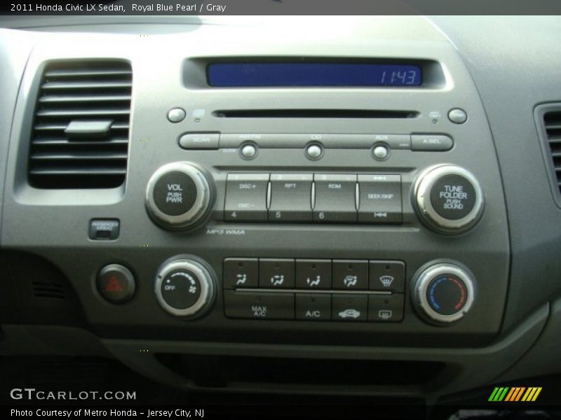 Royal Blue Pearl / Gray 2011 Honda Civic LX Sedan
