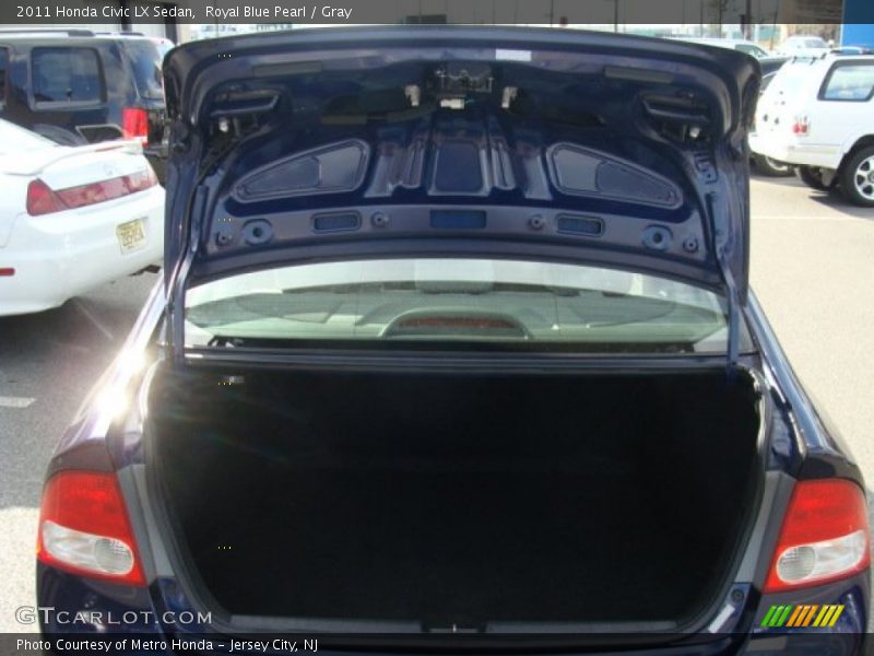 Royal Blue Pearl / Gray 2011 Honda Civic LX Sedan