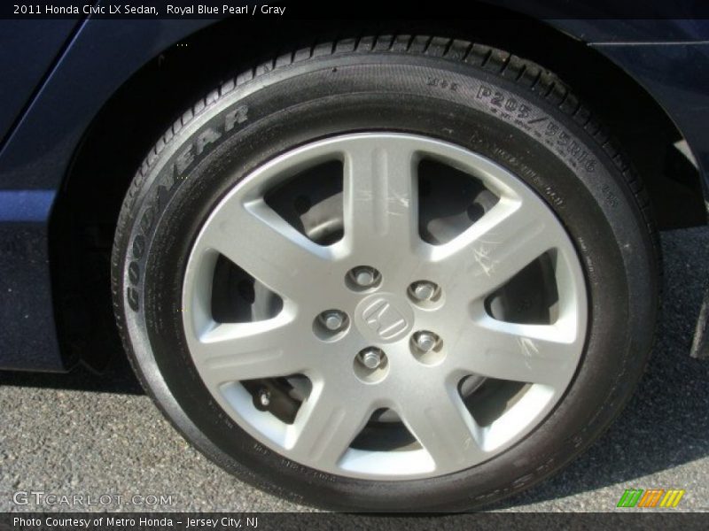 Royal Blue Pearl / Gray 2011 Honda Civic LX Sedan