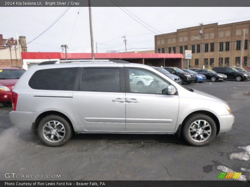 Bright Silver / Gray 2014 Kia Sedona LX