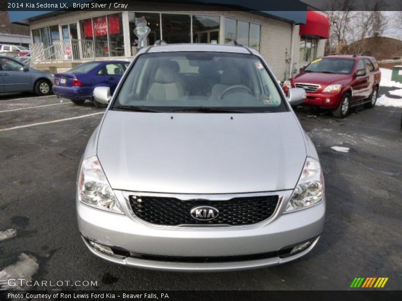 Bright Silver / Gray 2014 Kia Sedona LX