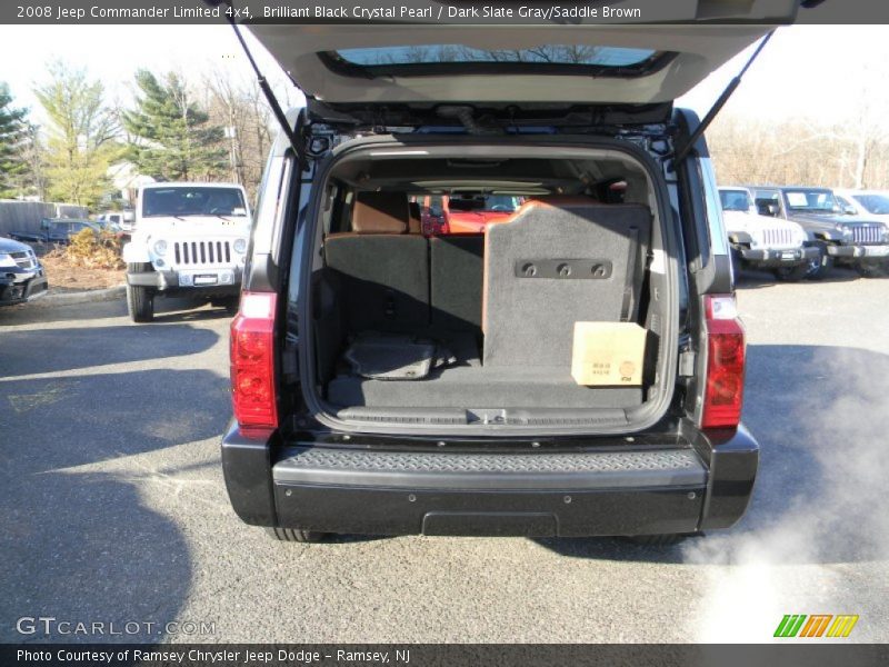 Brilliant Black Crystal Pearl / Dark Slate Gray/Saddle Brown 2008 Jeep Commander Limited 4x4