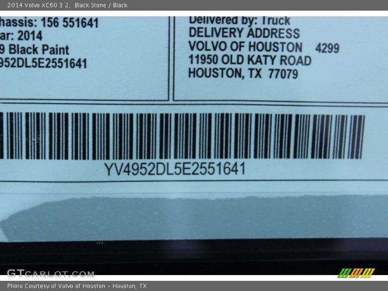 Black Stone / Black 2014 Volvo XC60 3.2