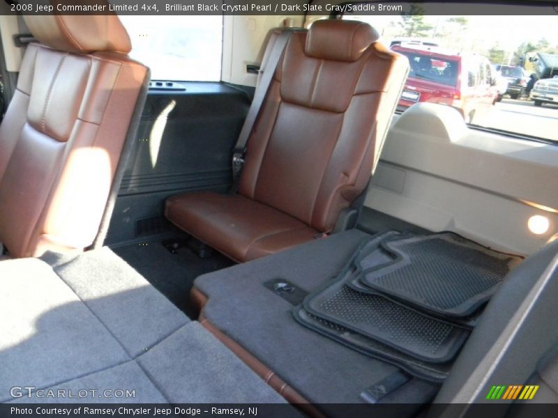 Brilliant Black Crystal Pearl / Dark Slate Gray/Saddle Brown 2008 Jeep Commander Limited 4x4