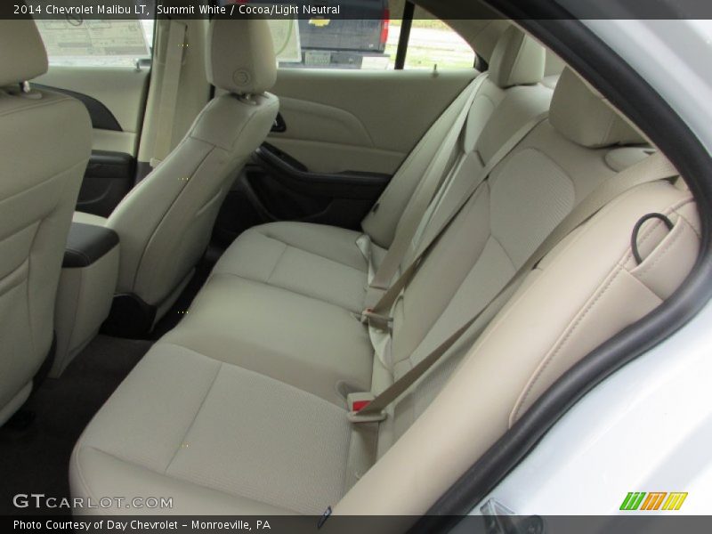 Summit White / Cocoa/Light Neutral 2014 Chevrolet Malibu LT