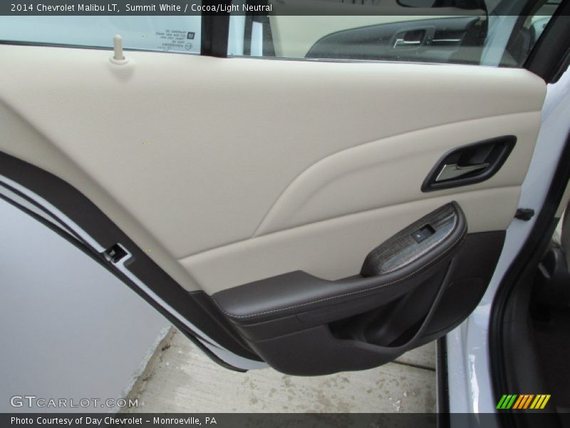 Summit White / Cocoa/Light Neutral 2014 Chevrolet Malibu LT
