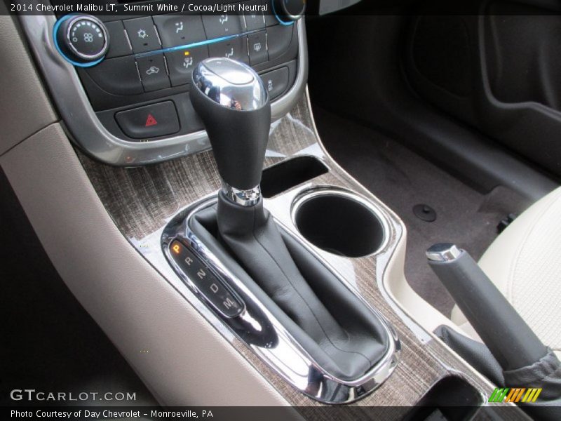 Summit White / Cocoa/Light Neutral 2014 Chevrolet Malibu LT