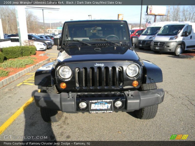 Black / Dark Slate Gray/Med Slate Gray 2008 Jeep Wrangler Unlimited Sahara 4x4