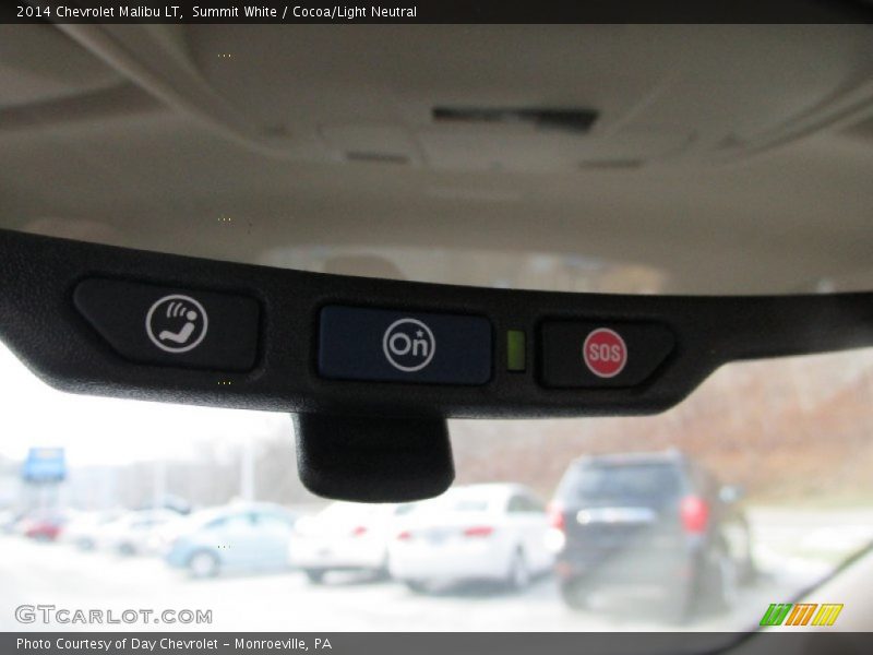 Summit White / Cocoa/Light Neutral 2014 Chevrolet Malibu LT