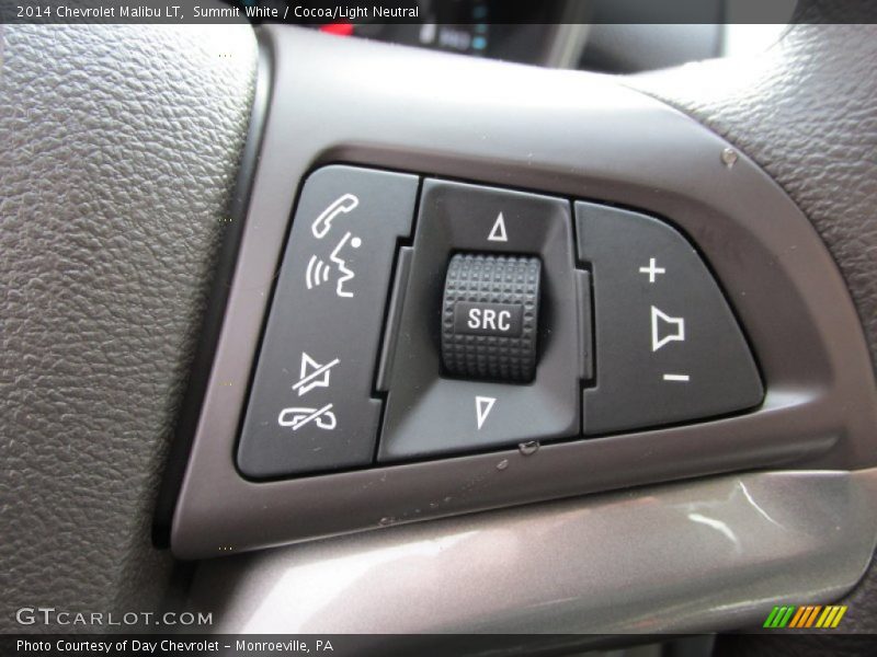 Summit White / Cocoa/Light Neutral 2014 Chevrolet Malibu LT