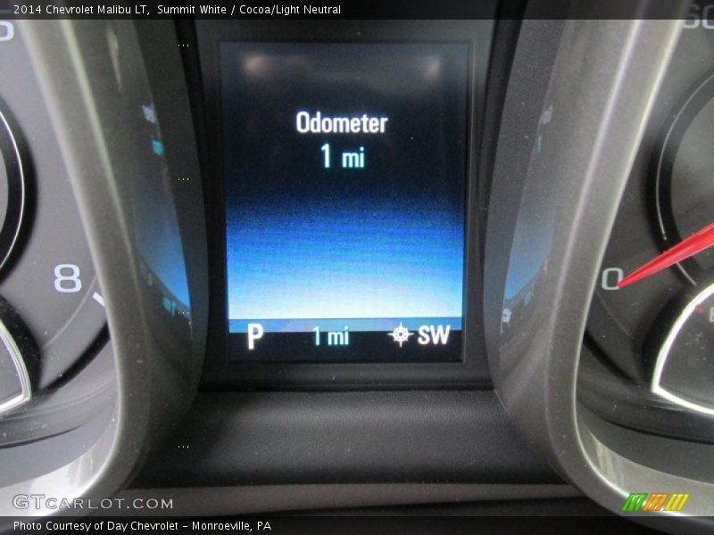 Summit White / Cocoa/Light Neutral 2014 Chevrolet Malibu LT