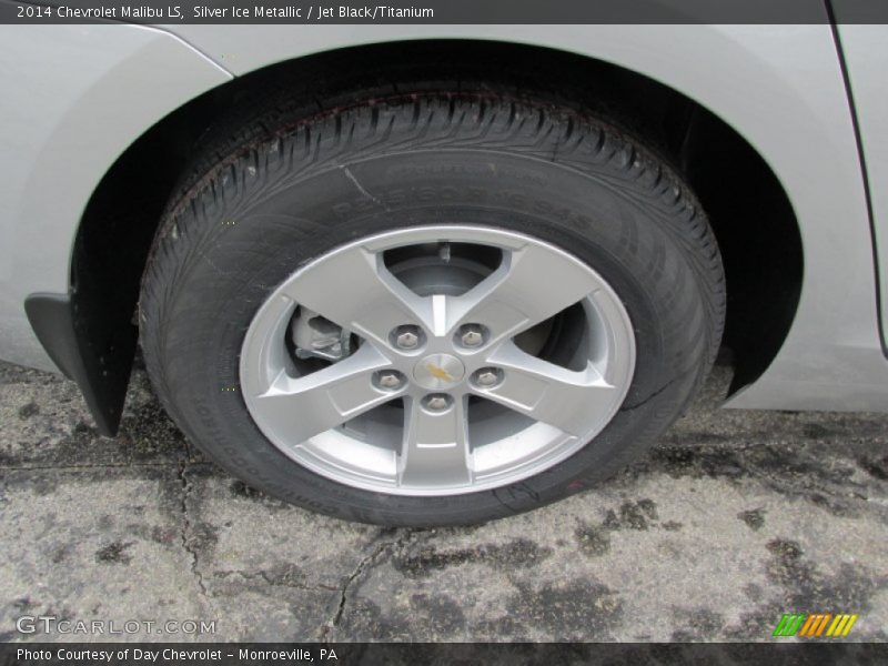 Silver Ice Metallic / Jet Black/Titanium 2014 Chevrolet Malibu LS