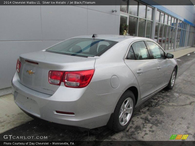 Silver Ice Metallic / Jet Black/Titanium 2014 Chevrolet Malibu LS
