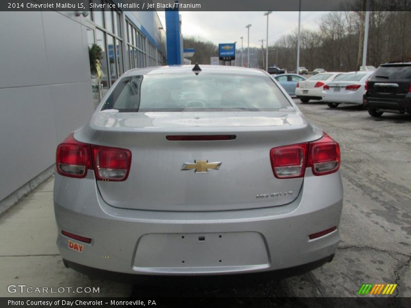 Silver Ice Metallic / Jet Black/Titanium 2014 Chevrolet Malibu LS