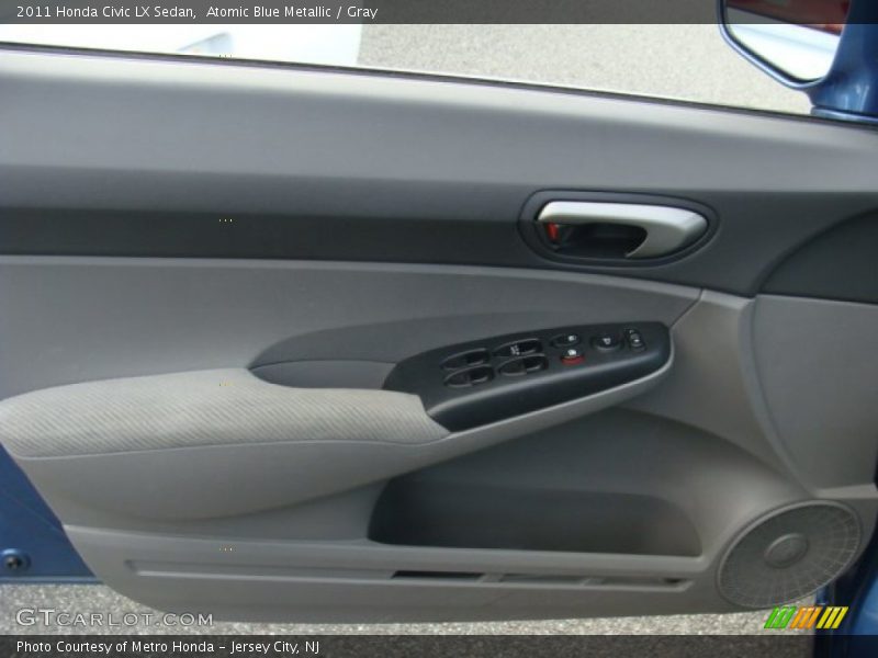 Atomic Blue Metallic / Gray 2011 Honda Civic LX Sedan