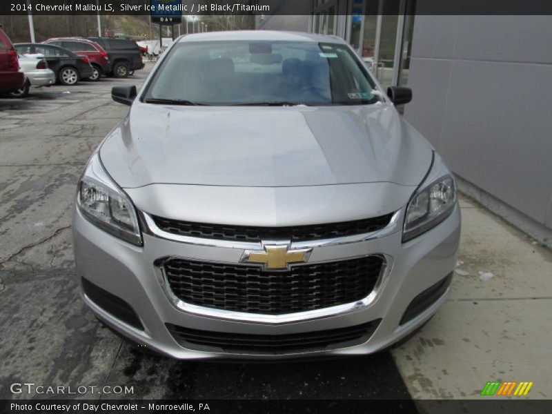 Silver Ice Metallic / Jet Black/Titanium 2014 Chevrolet Malibu LS