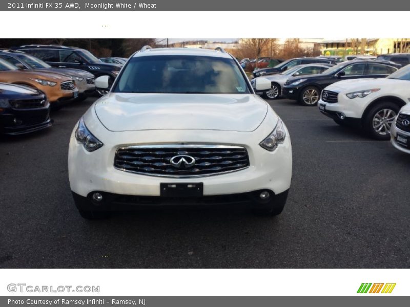 Moonlight White / Wheat 2011 Infiniti FX 35 AWD