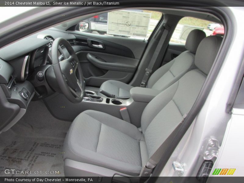 Silver Ice Metallic / Jet Black/Titanium 2014 Chevrolet Malibu LS