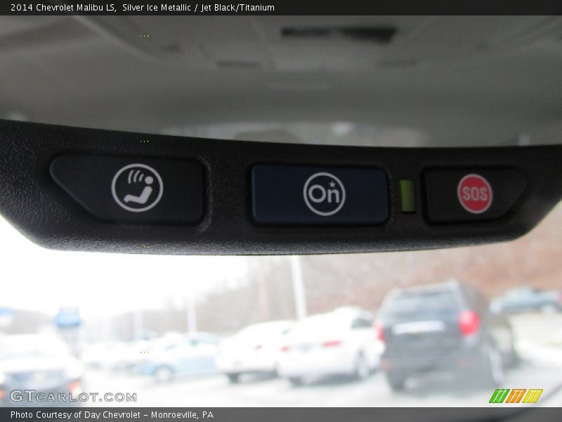 Silver Ice Metallic / Jet Black/Titanium 2014 Chevrolet Malibu LS