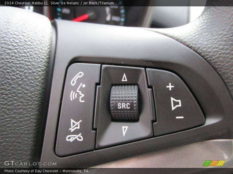 Silver Ice Metallic / Jet Black/Titanium 2014 Chevrolet Malibu LS