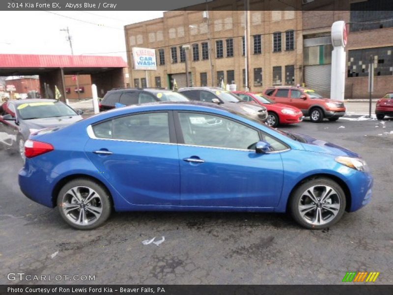 Abyss Blue / Gray 2014 Kia Forte EX