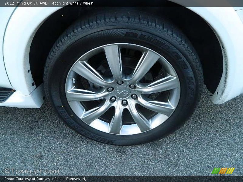 Moonlight White / Wheat 2012 Infiniti QX 56 4WD