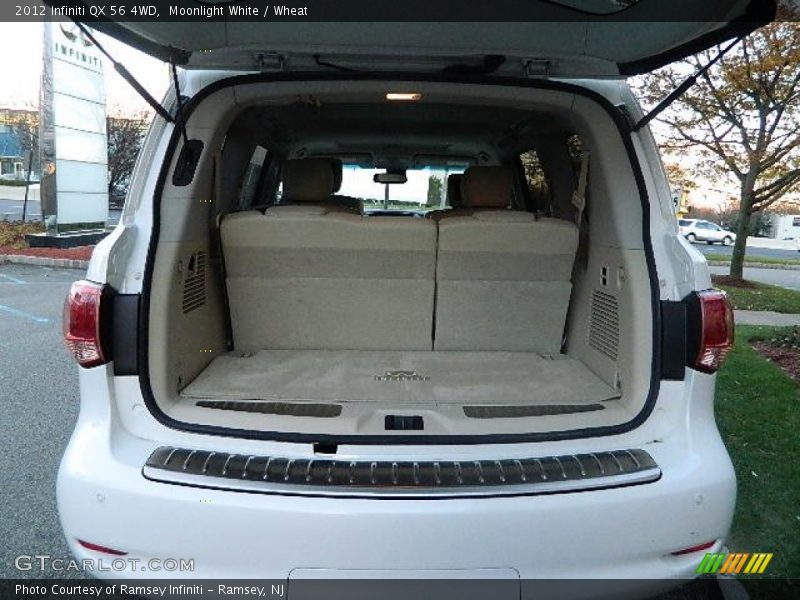 Moonlight White / Wheat 2012 Infiniti QX 56 4WD