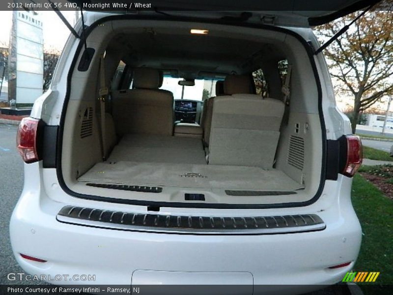 Moonlight White / Wheat 2012 Infiniti QX 56 4WD