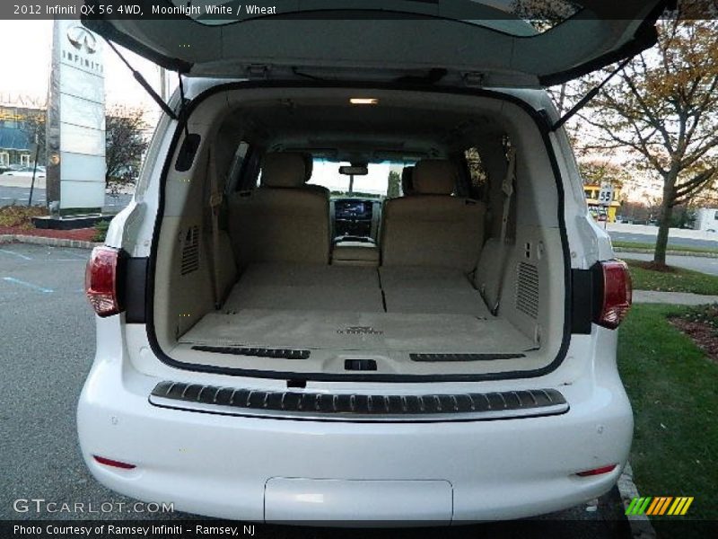 Moonlight White / Wheat 2012 Infiniti QX 56 4WD