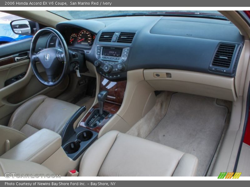 San Marino Red / Ivory 2006 Honda Accord EX V6 Coupe