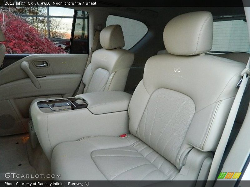 Moonlight White / Wheat 2012 Infiniti QX 56 4WD