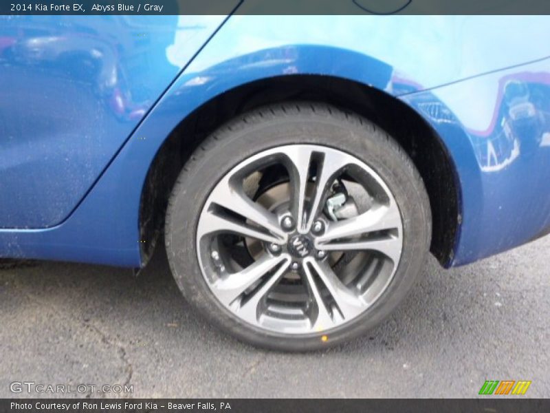 Abyss Blue / Gray 2014 Kia Forte EX