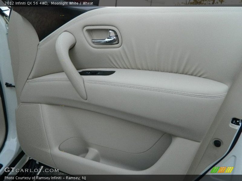Moonlight White / Wheat 2012 Infiniti QX 56 4WD