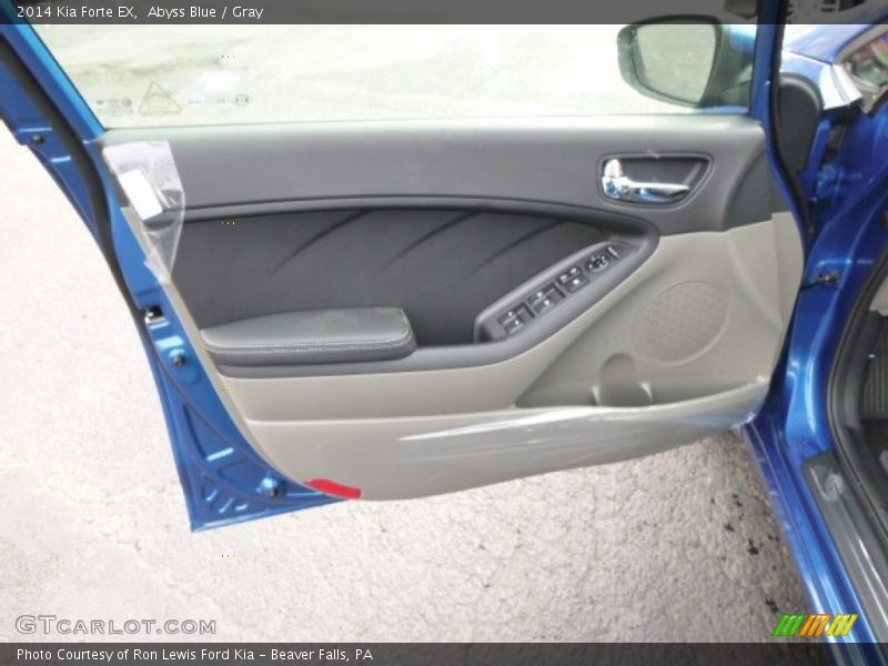 Abyss Blue / Gray 2014 Kia Forte EX