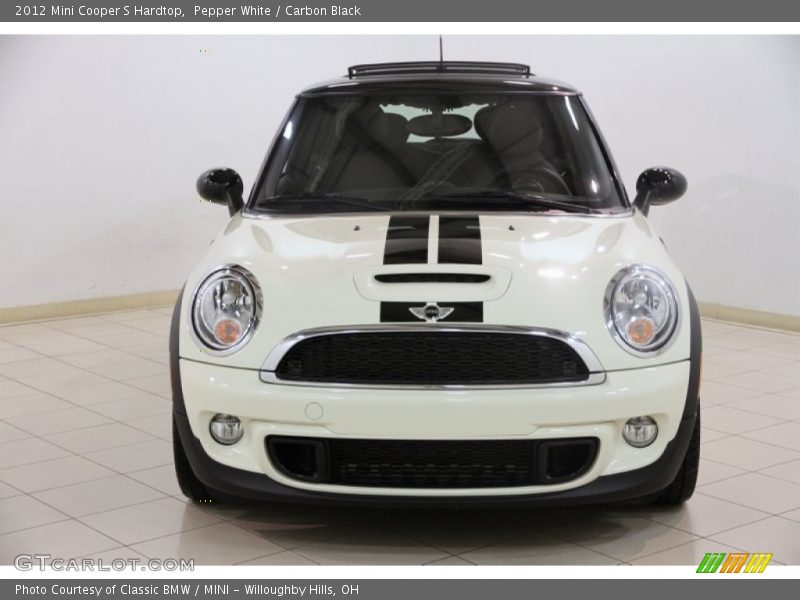Pepper White / Carbon Black 2012 Mini Cooper S Hardtop