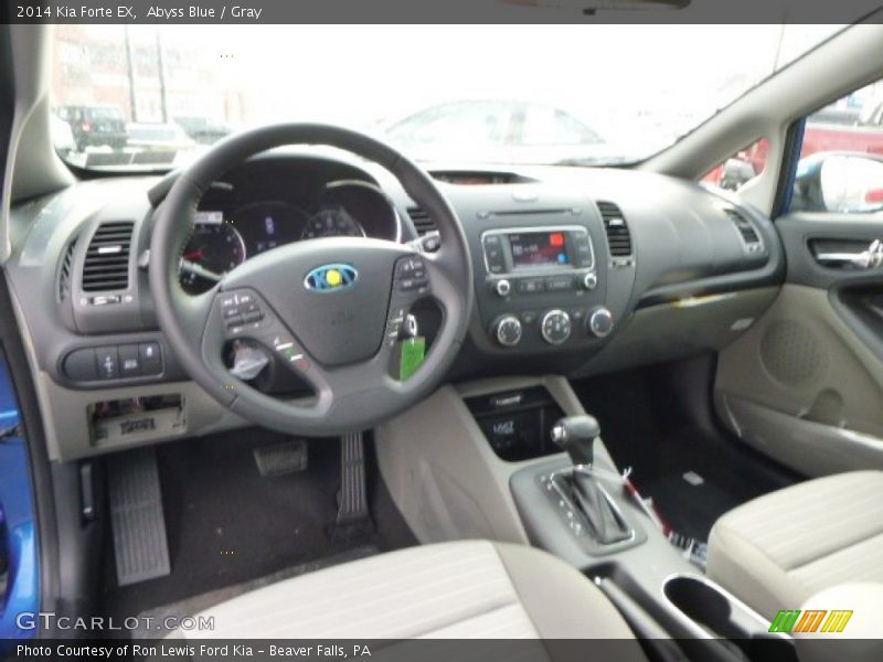 Abyss Blue / Gray 2014 Kia Forte EX