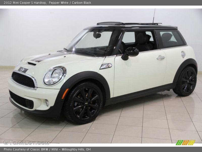 Pepper White / Carbon Black 2012 Mini Cooper S Hardtop