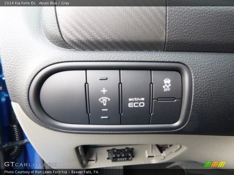 Abyss Blue / Gray 2014 Kia Forte EX