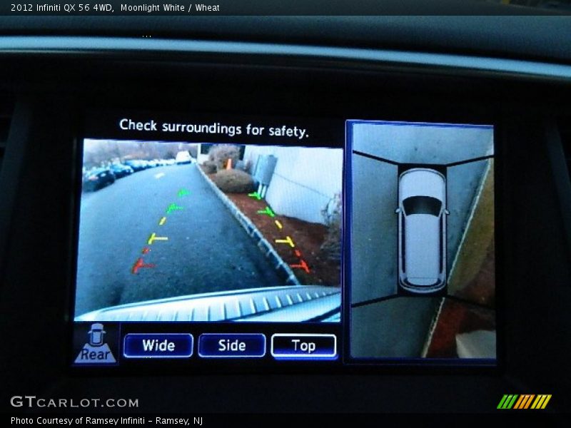 Moonlight White / Wheat 2012 Infiniti QX 56 4WD