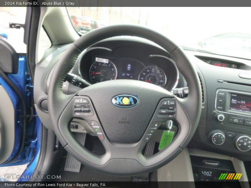 Abyss Blue / Gray 2014 Kia Forte EX
