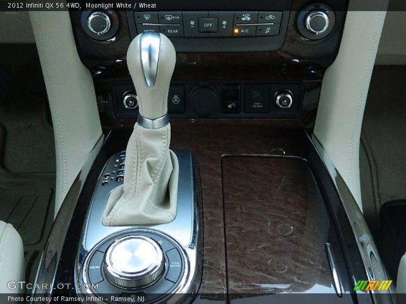 Moonlight White / Wheat 2012 Infiniti QX 56 4WD