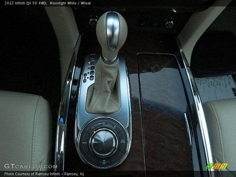 Moonlight White / Wheat 2012 Infiniti QX 56 4WD
